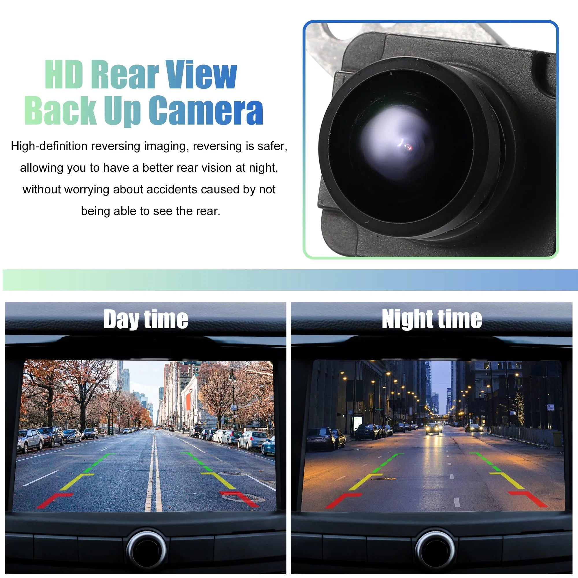 Car Rear View Back Up Camera 68274731AD 68274731AE Rear Park Assist Reverse Camera for Dodge for Ram 1500 2016-2018