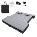 Unique Bargains Universal Inflatable Thickened 5.5-5.8ft Full-Size Short Truck Bed Kit PVC with Electric Air Pump Gray