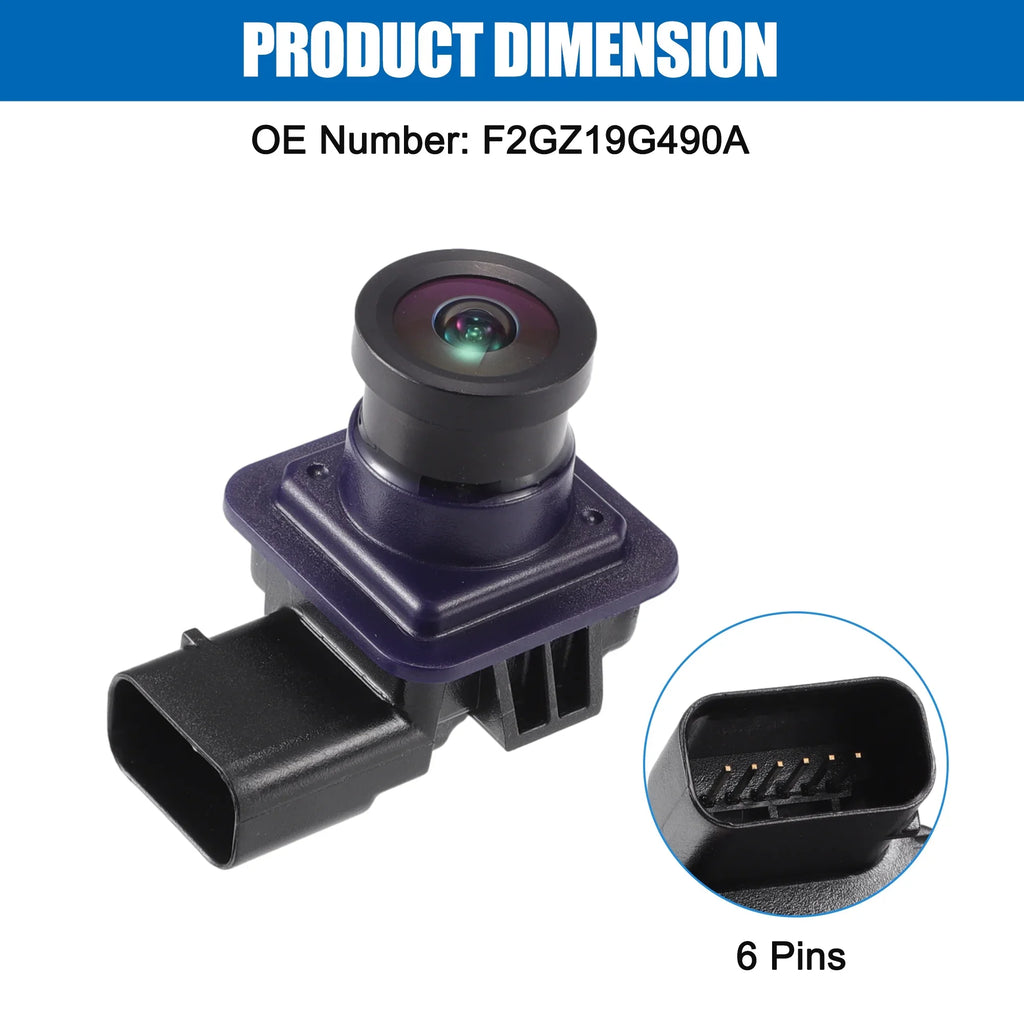 Unique Bargains Car Rear View Back Up Camera Wide Angle Park Assist Reverse Camera for  Edge 15-18 No.F2GZ19G490A