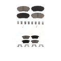 Front Rear Ceramic Brake Pads Kit For  Edge Mazda CX-9 CX-7 Lincoln MKX KCX-100191