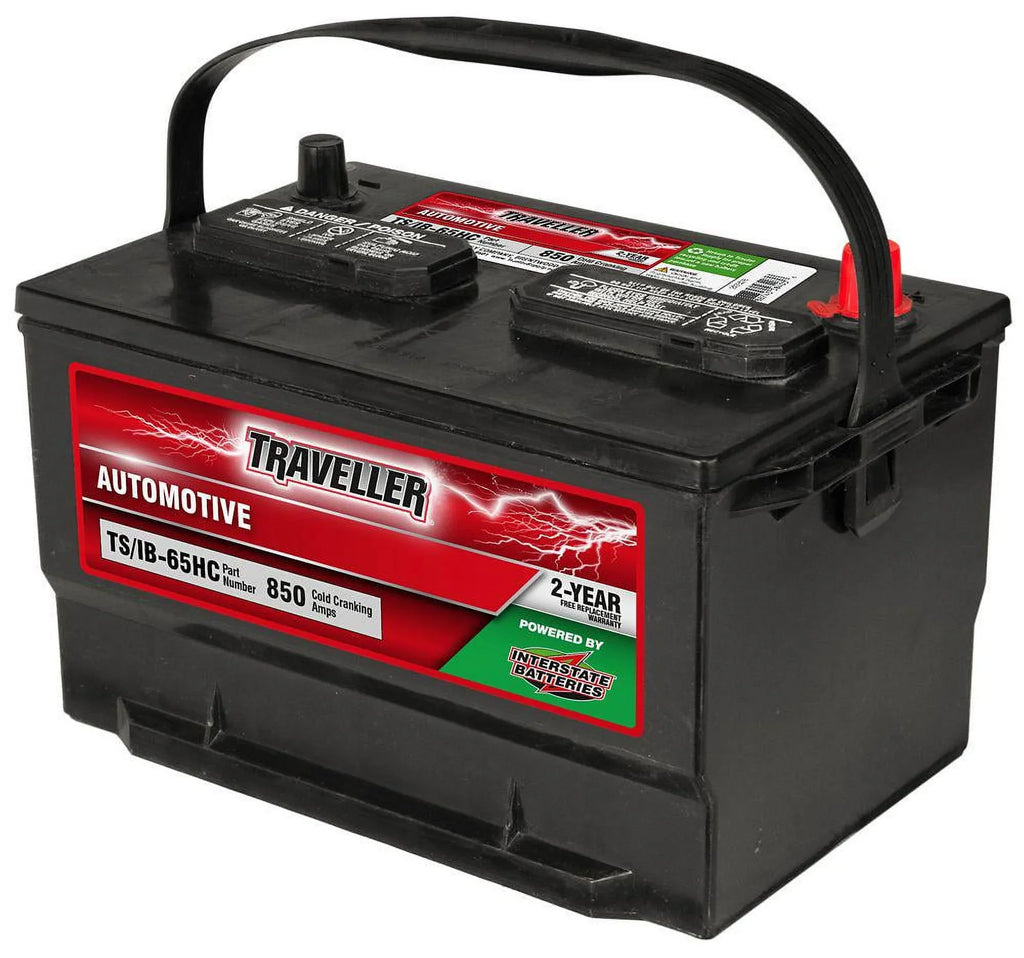 Traveller Powered by Interstate Automotive Battery, 65 BCI Group Size, 850 CCA