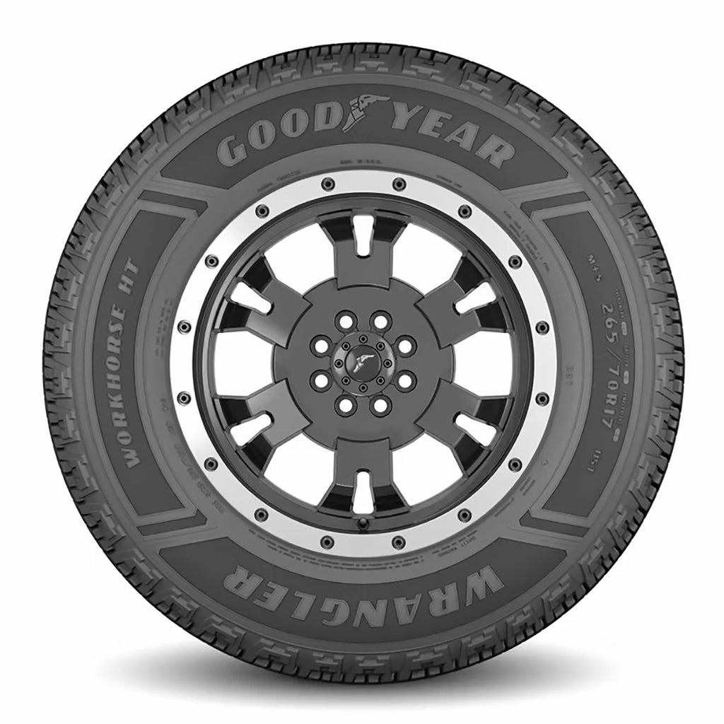 Goodyear Wrangler Workhorse HT LT265/70R17 121R All-Season Tire Fits: 2017 Chevrolet Silverado 1500 WT, 2014-15 Chevrolet Silverado 1500 WT