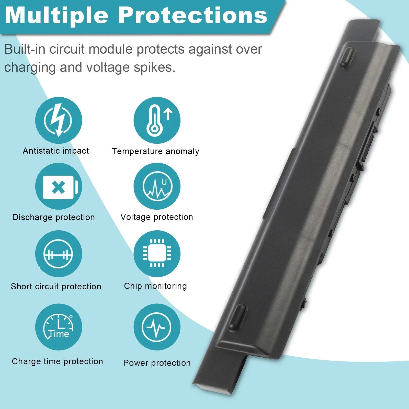 58wh battery for  Inspiron 14(3421) 14R(5421) 15R(5521) 15(3521) 17R 5721