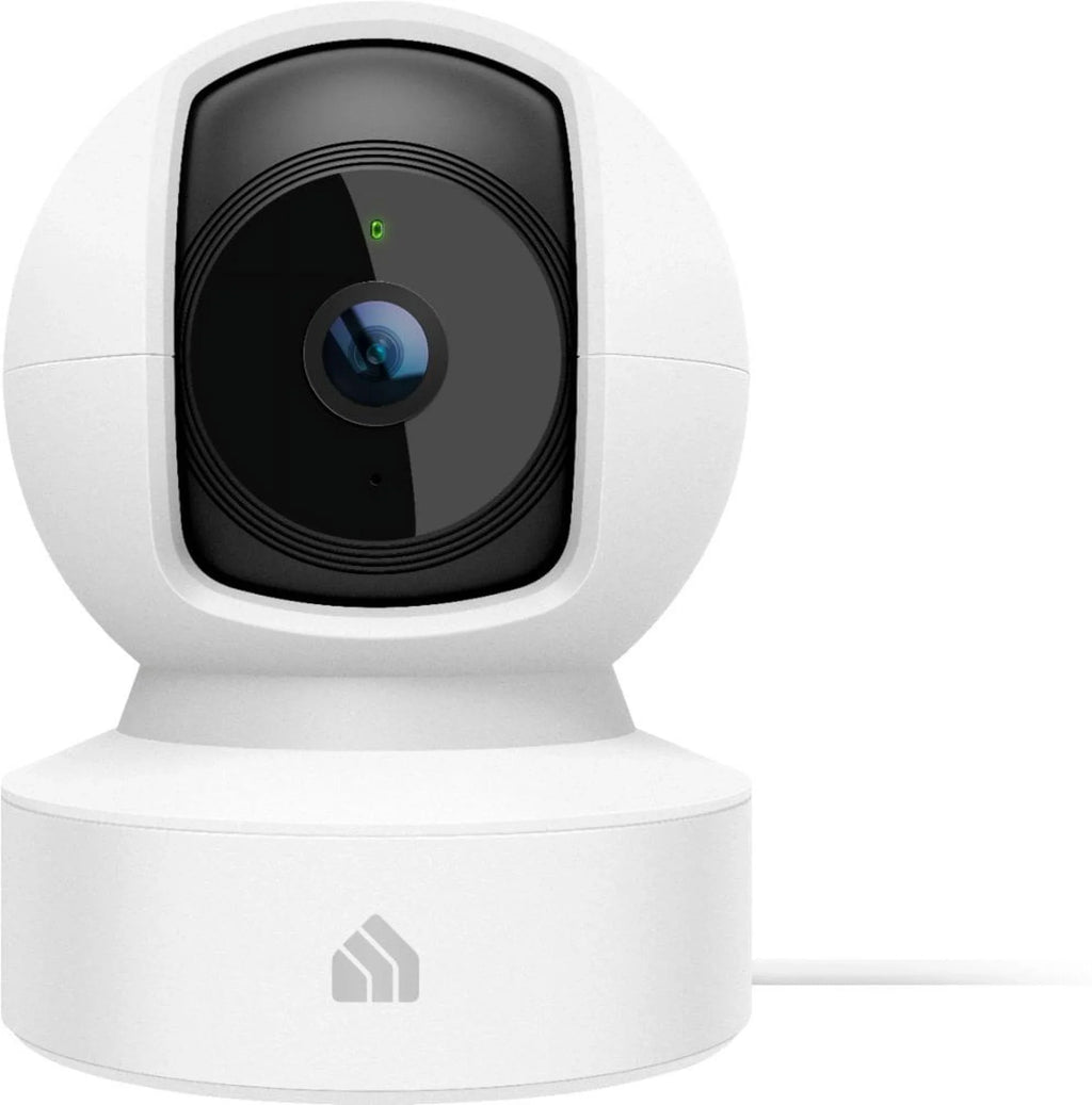 Pre-Owned TP-Link Kasa Spot Pan Tilt Indoor 1080p Wi-Fi Wireless Camera KC115 -Black/White (Fair)