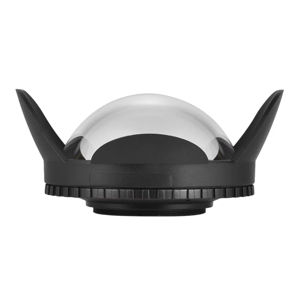 MEIKON Dome Port,Shade protector 60m/ Lens Port Case protector 60m/ 197ft Wide Lens Port Round Adapter Camera Case Shade protector Port Case Shade 197ft Waterproof 67mm Fisheye Wide Lens 60m/ 197ft Waterproof