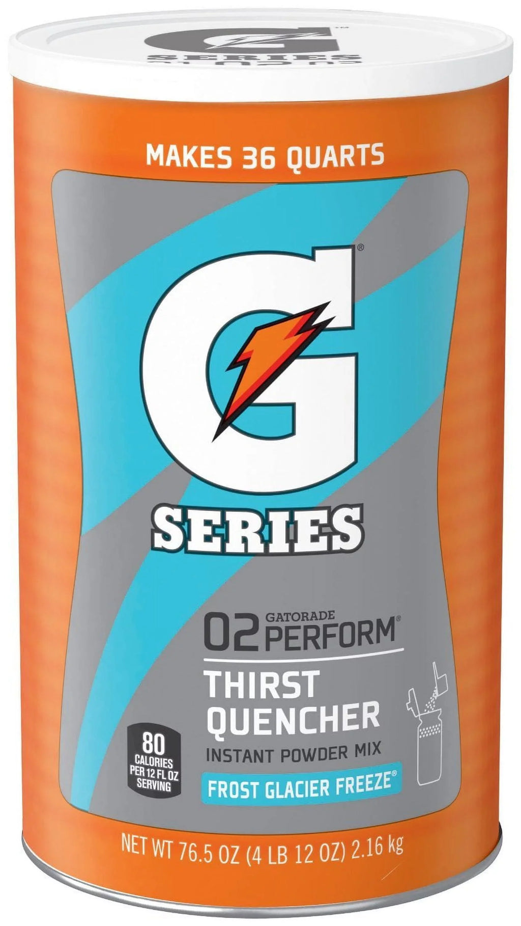 Gatorade Thirst Quencher Powder, Frost Glacier Freeze, 76.5 Ounce (2 Pack)