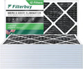 Filterbuy 16x30x1 MERV 8 Odor Eliminator Pleated HVAC AC Furnace Air Filters with Activated Carbon (12-Pack)