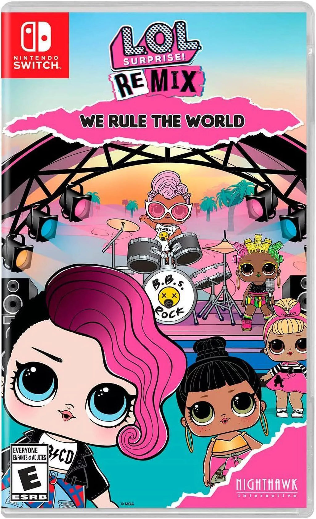 Surprise! Remix: We Rule The World - Nintendo Switch [Nighthawk Kids] NEW. L.O.L
