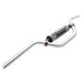 Tusk T-10 Aluminum 7/8" Handlebar Mini High Bend Silver For LEM LX4 2000