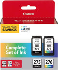 Multi Color Ink Value Pack PG-275/CL-276 100 Yield for Printers