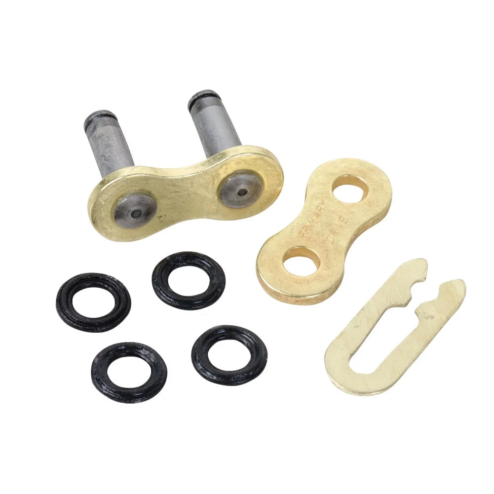 Primary Drive Gold Plated ORH X-Ring Chain 520 X 112 Professional Motorbike Chain with Master Link for Yamaha MT-03 2020-2022 | Powersport Spares, Dirt Bike Parts