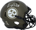 Kenny Pickett Pittsburgh Steelers Autographed Riddell 2022 Salute to Service Speed Replica Helmet - Fanatics Authentic Certified
