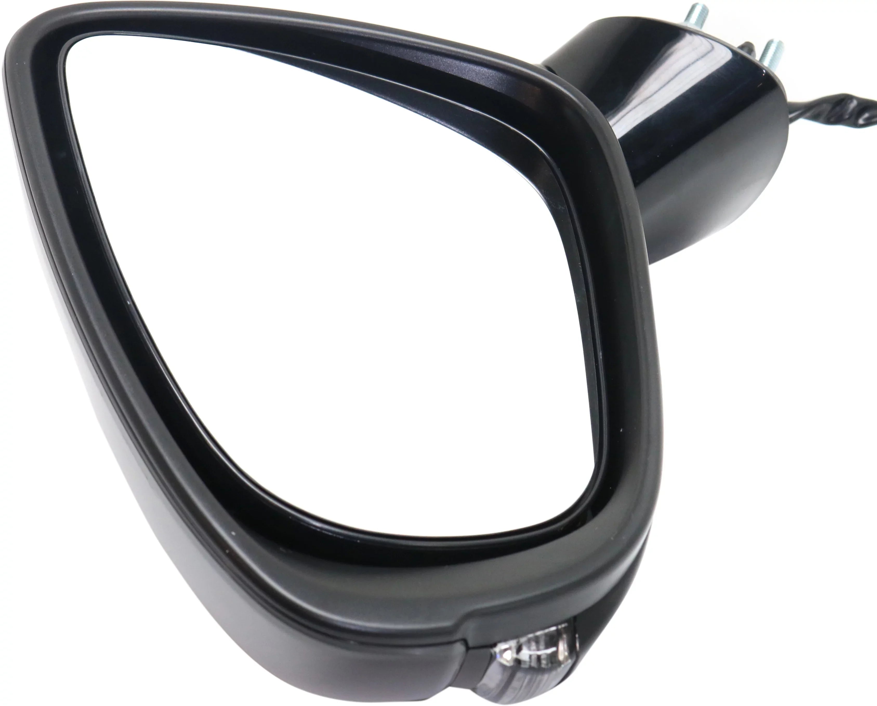 Mirror appropriate With 2014-2017 Lexus CT200h Left Driver Side Heated In-housing Signal Light Textured Black Kool-Vue