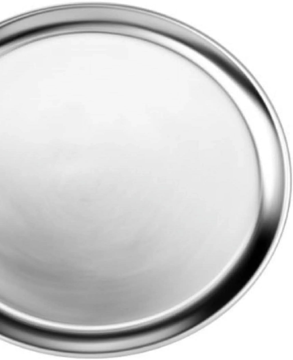 TrueCraftware- Set of 3 Aluminum 8” Pizza Tray Pan Wide Rim- Bakeware Round Pizza Pan Pizza Tray Baking Tray Round Baking Tray for Home Kitchen Pizzeria & Restaurants