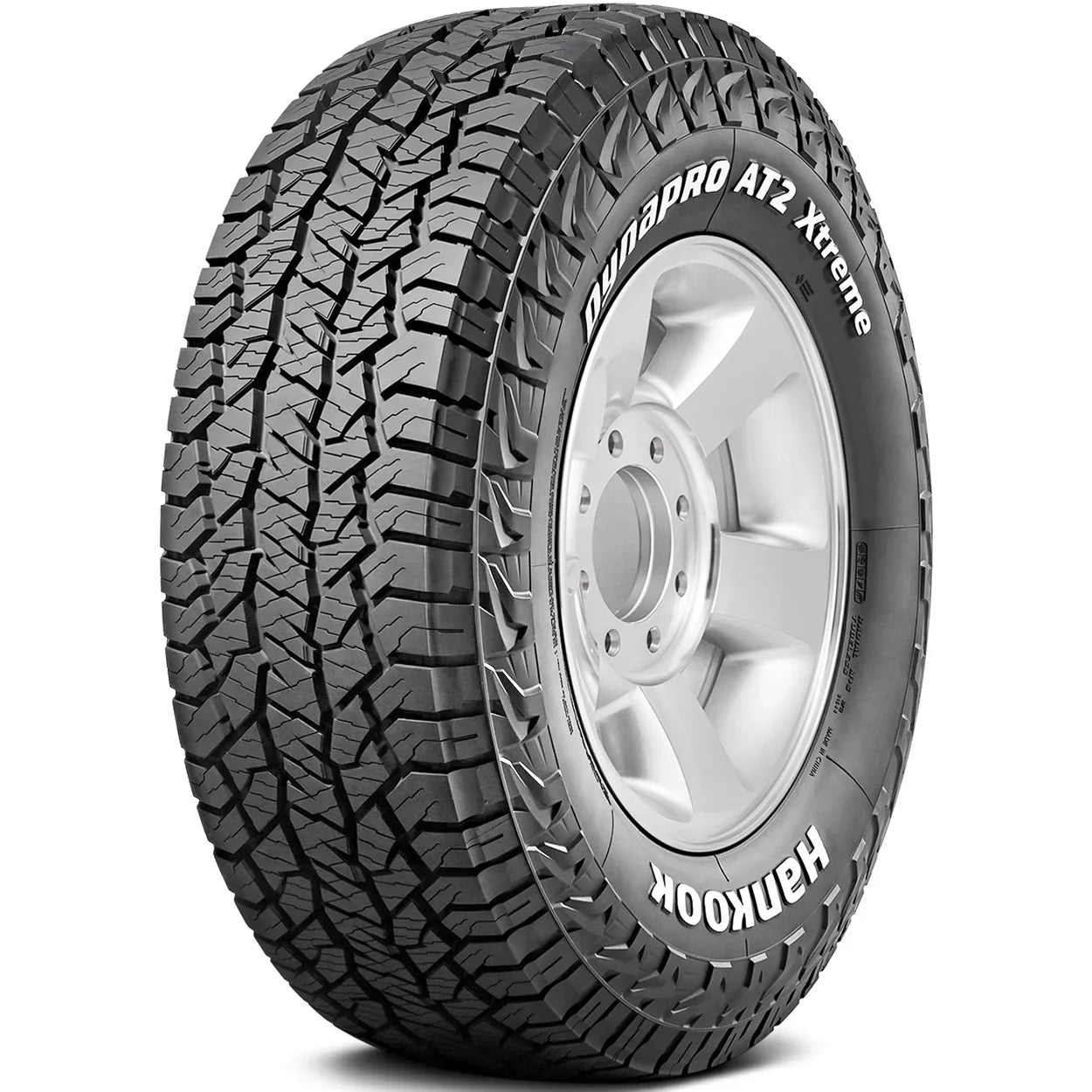 Set of 4 (FOUR) Hankook Dynapro AT2 Xtreme 245/75R16 111T XT X/T Extreme Terrain Tires Fits: 2015  Tacoma TRD Pro, 1996-2002 Chevrolet Tahoe LT