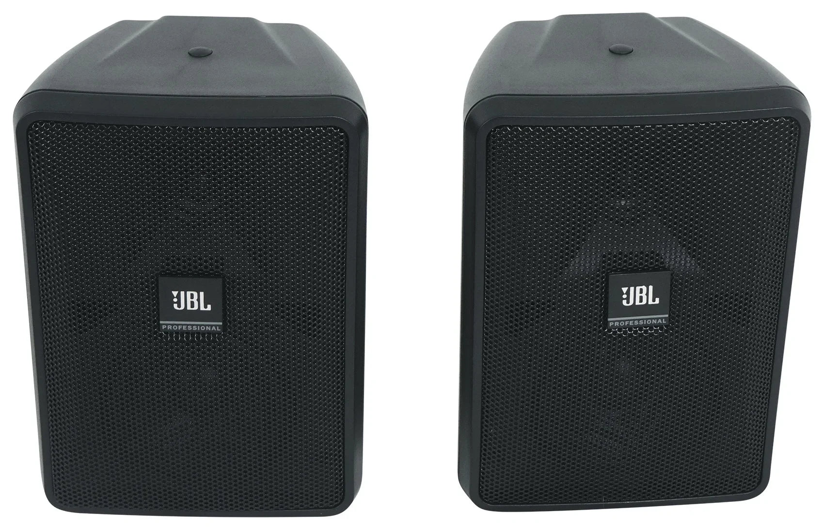 (6) JBL Control 23-1 Black 3" Indoor/Outdoor 70v Commercial Wall Speakers + Amp