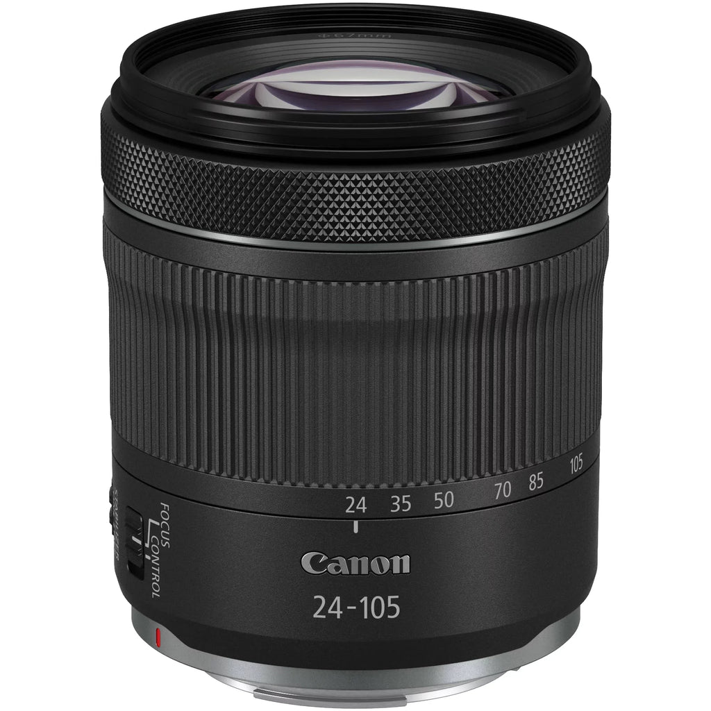 EOS R6 Mirrorless Digital Camera with RF 24-105mm STM Lens + Mount Adapter + SanDisk 128GB + ZeeTech Accessory Bundle