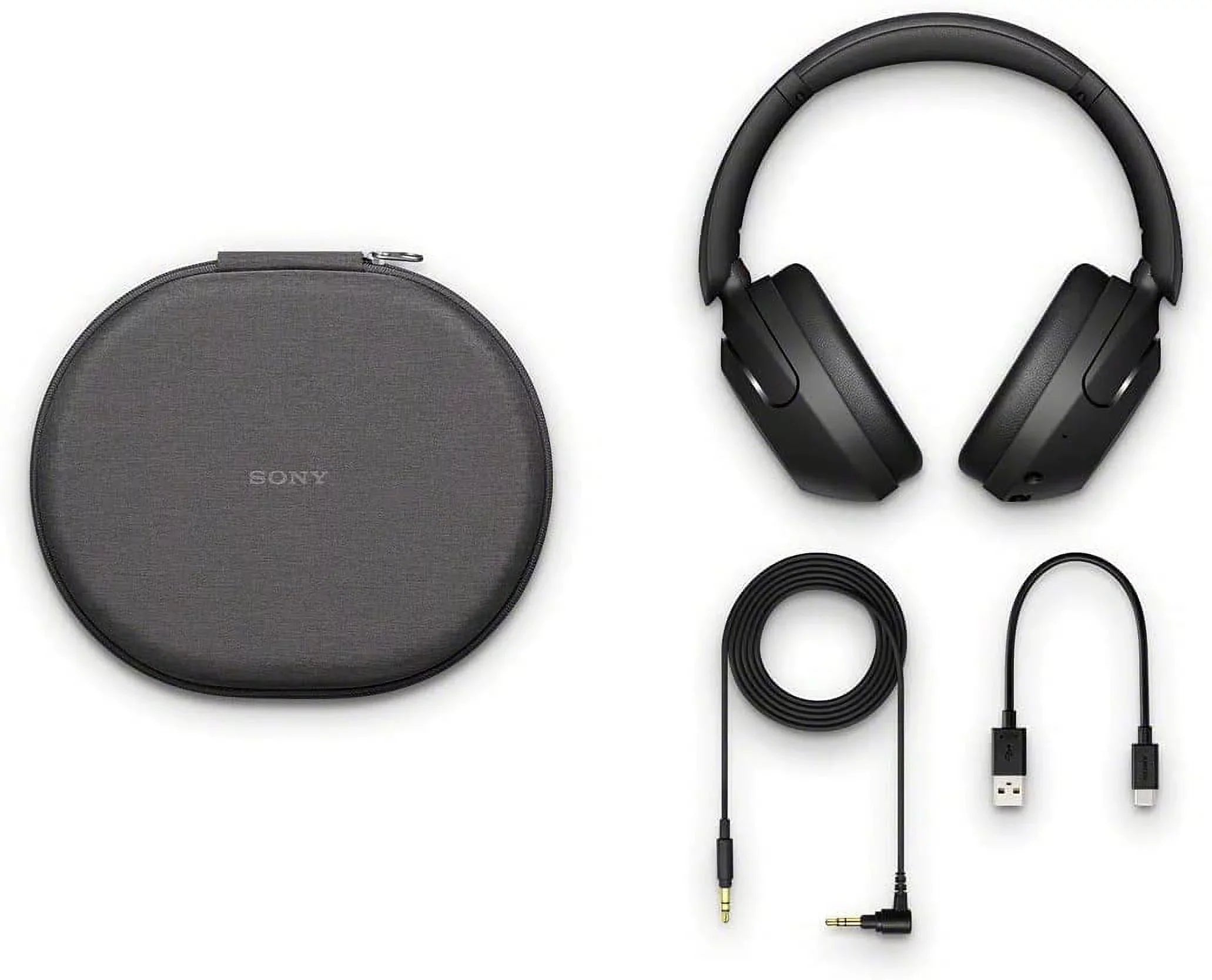 Wireless Bluetooth Over Ear Headset WH-XB910N with Microphone Extra Bass Noise Cancelling Headphones with NeeGo AUX