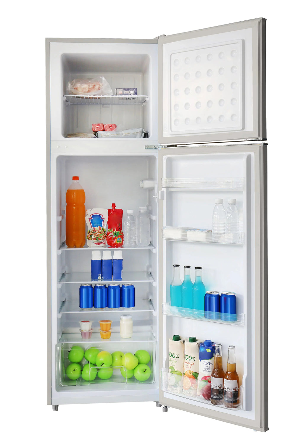 Hamilton Beach 10 Cu Ft Retro 2 Door Refrigerator, 5 Door Shelves, HCFC Free, Cream, HBF1050, Adjustable Thermostat Control