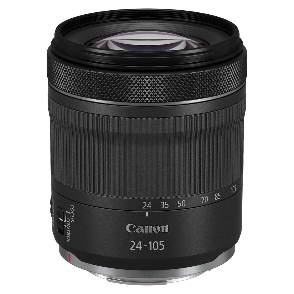 EOS R6 Mark II Mirrorless Camera with RF 24-105mm Lens + 2 Pack SanDisk 128GB Memory Card + LED Flash + Case + ZeeTech Accessory