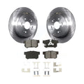 Transit Auto - Rear Disc Brake Rotors And Semi-Metallic Pads Kit For Honda CR-V Acura RDX K8S-101813