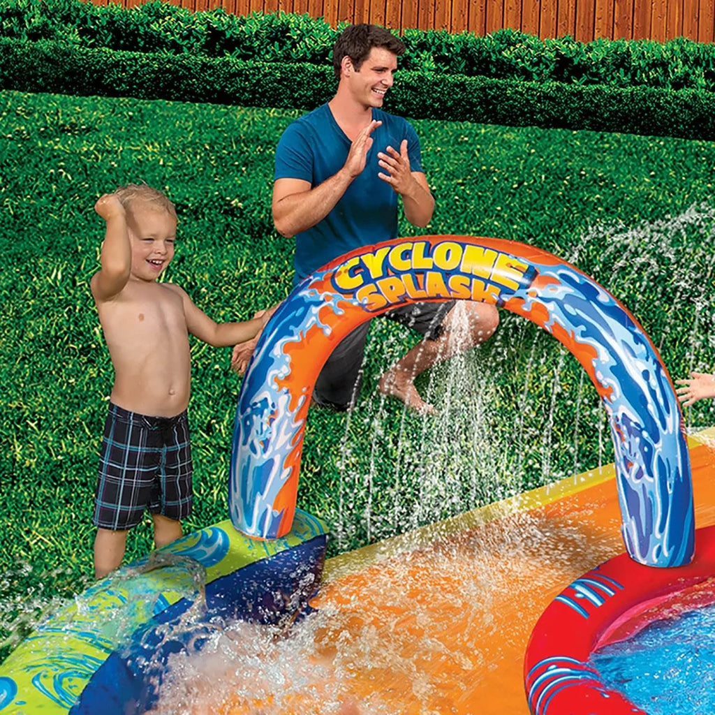 Banzai Battle Bop Pack Gloves & Bumpers and Cyclone Splash Inflatable Pool