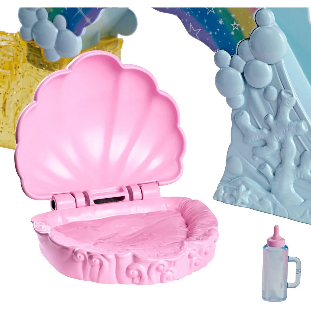 Barbie Dreamtopia Mermaid Doll, Mertoddler & Merbaby Playset