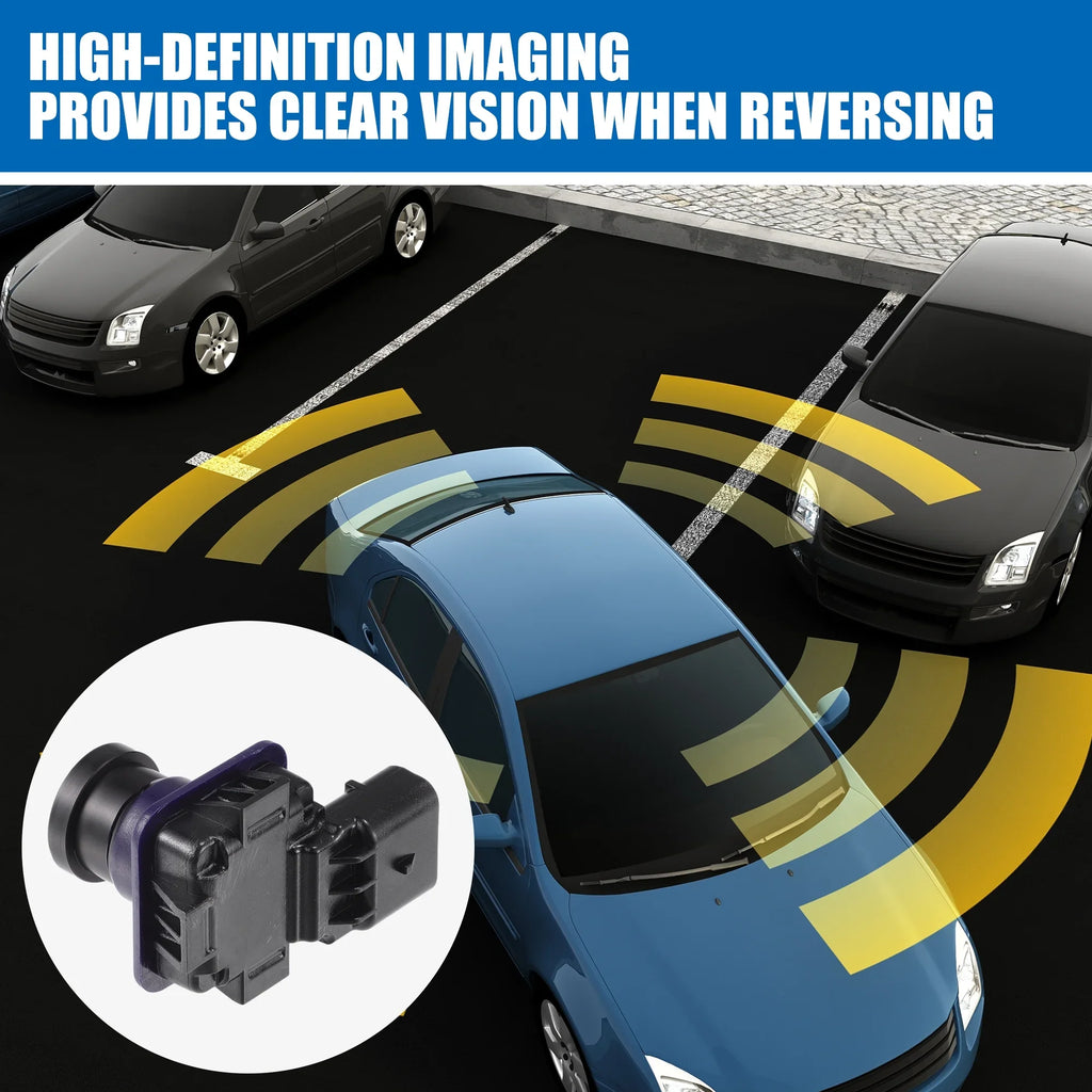 Unique Bargains Car Rear View Back Up Camera Wide Angle Park Assist Reverse Camera for  Edge 15-18 No.F2GZ19G490A