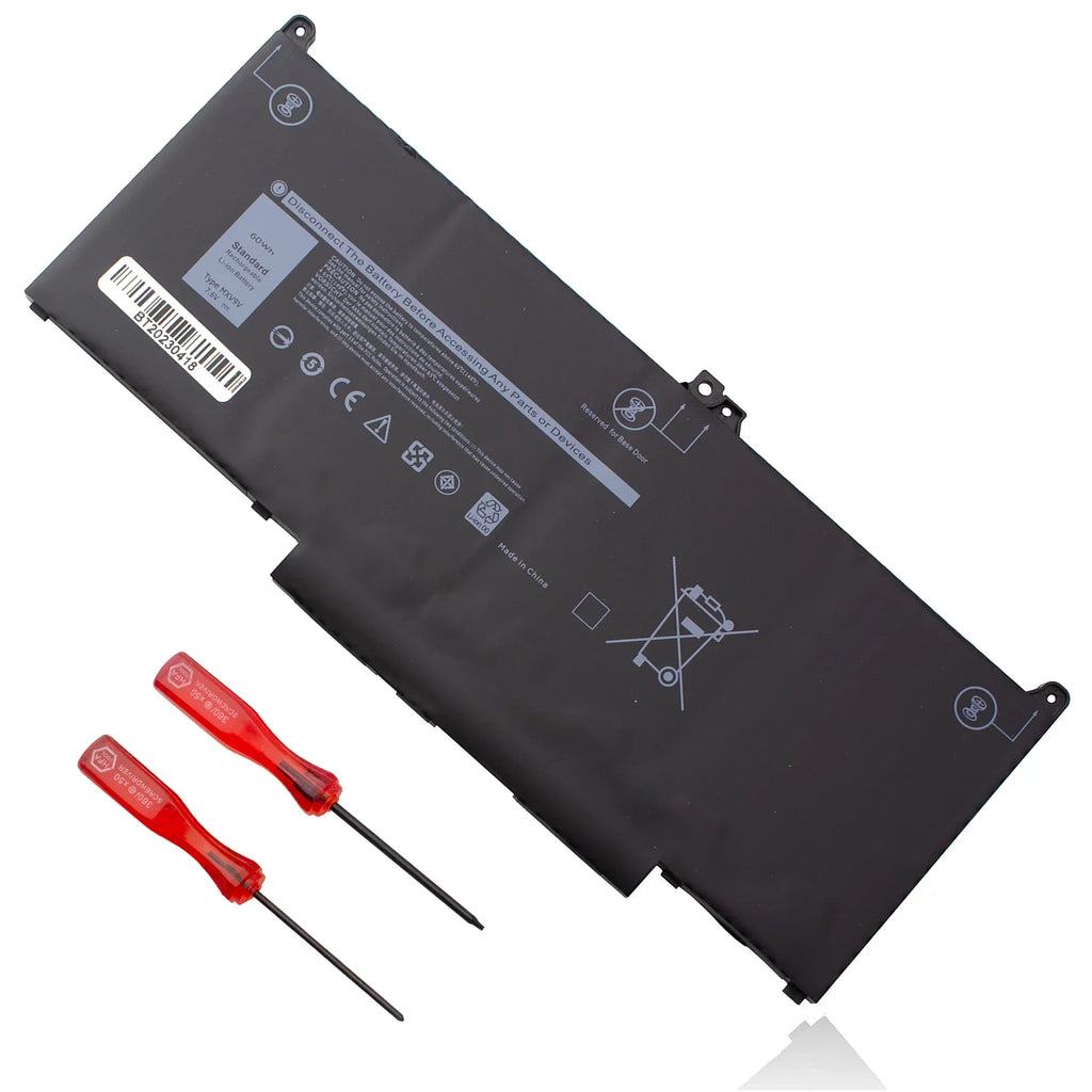 MXV9V 829MX Battery 60Wh for  Latitude 5300 E5300 5310 E5310 7300 E7300 7400 E7400, 5300 5310 2-in-1 Laptop P96G P96G001 P97G P97G001 P97G002 P99G P99G001 P100G P100G001 5VC2M 05VC2M 0829MX