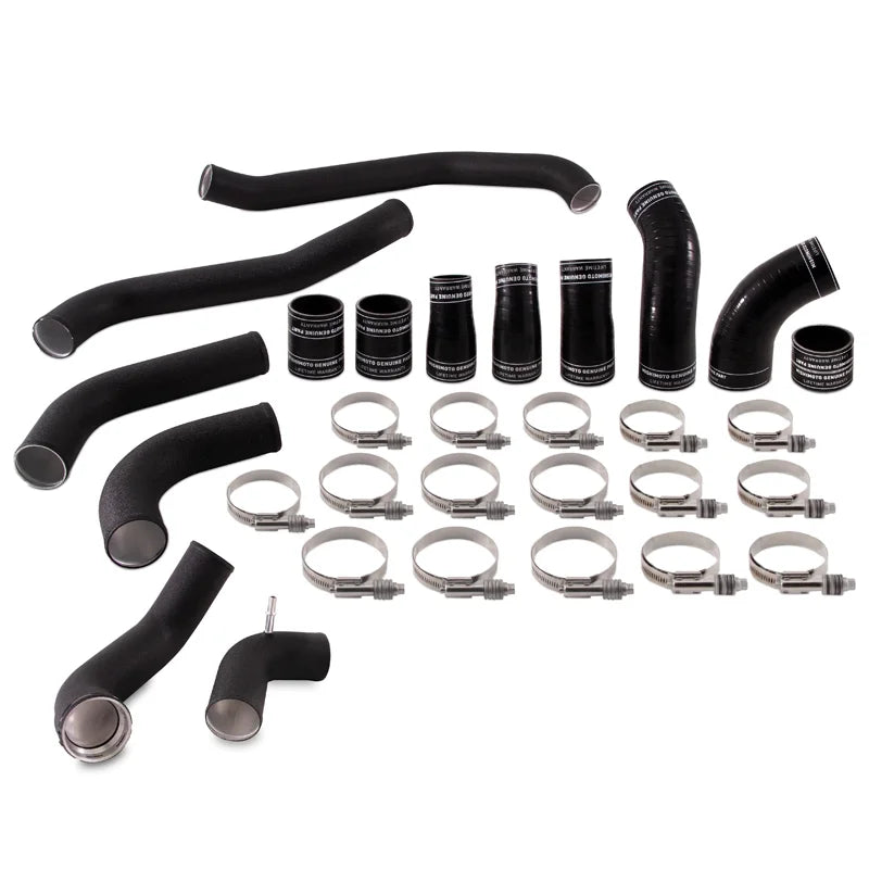 Mishimoto MMICP-F35T-17KWBK Intercooler Pipe Kit appropriate With  F-150 Raptor 2017+ Wrinkle Black