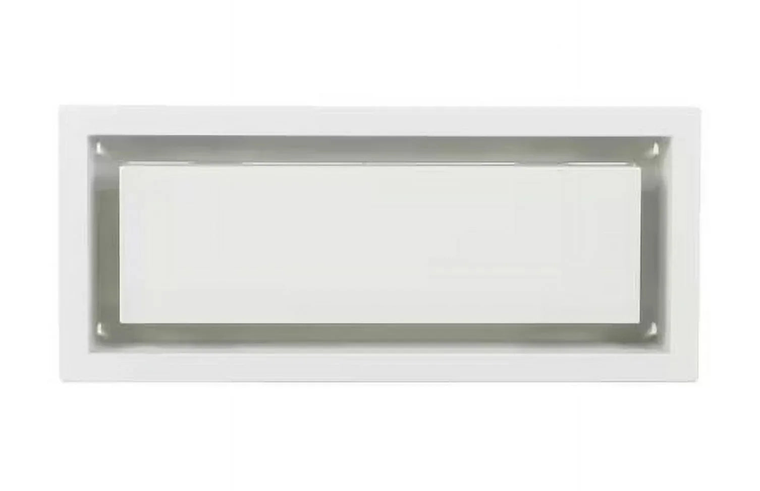 White Framed Wall Vent. x 6 in. FITTES Aria Lite 10 in