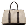 Pre-Owned Authenticated Hermès Garden Party PM Canvas Fabric Brown Tote Bag Unisex (Good)