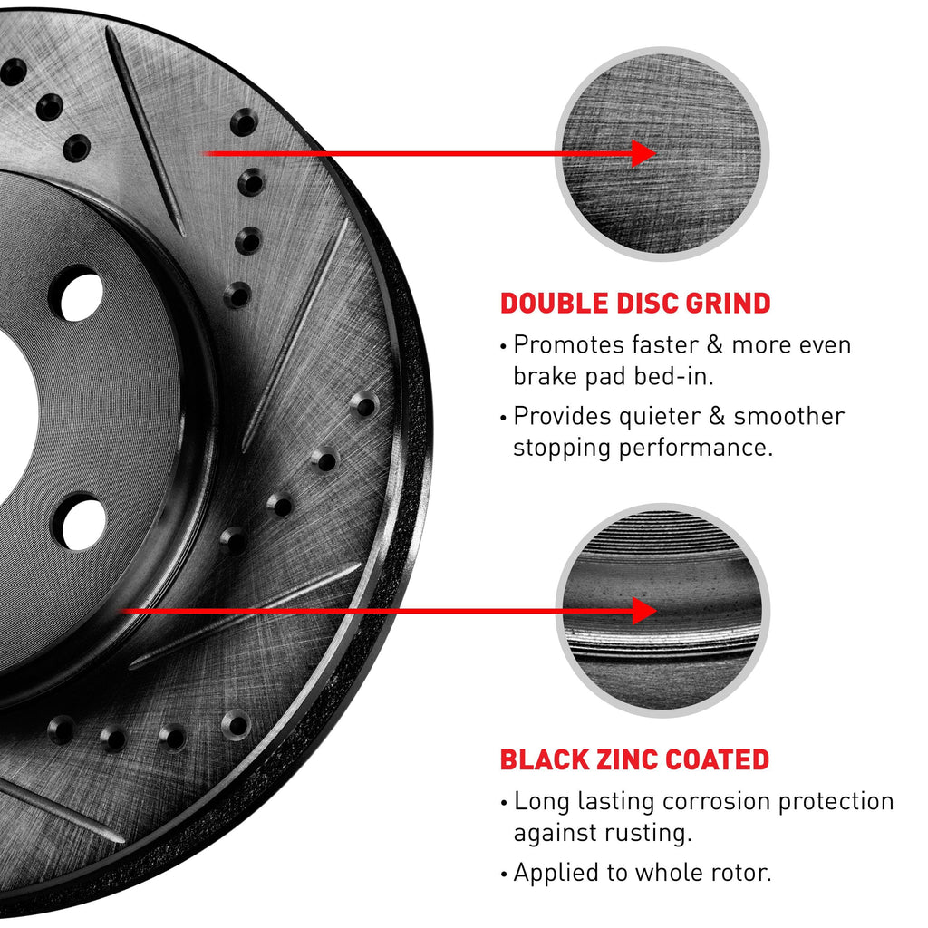 R1 Concepts Whpn2 42010 R1 Concepts Brake Rotor D/S Black Fits select: 2017-2022 JEEP COMPASS, 2015-2022 JEEP RENEGADE