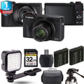 PowerShot G7 X Mark III Digital Camera (Black) + Extra Battery + LED +1 Yr Warranty