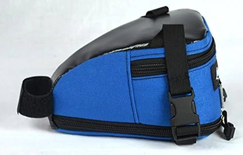 Lone Peak Mini-Wedge Expandable Bicycle Seat Bag | Bike Saddle Bag | Superior Mount - Durable Seat Pack | Bikepacking Bag | 1000 D Nylon | Blue (Made in The USA)