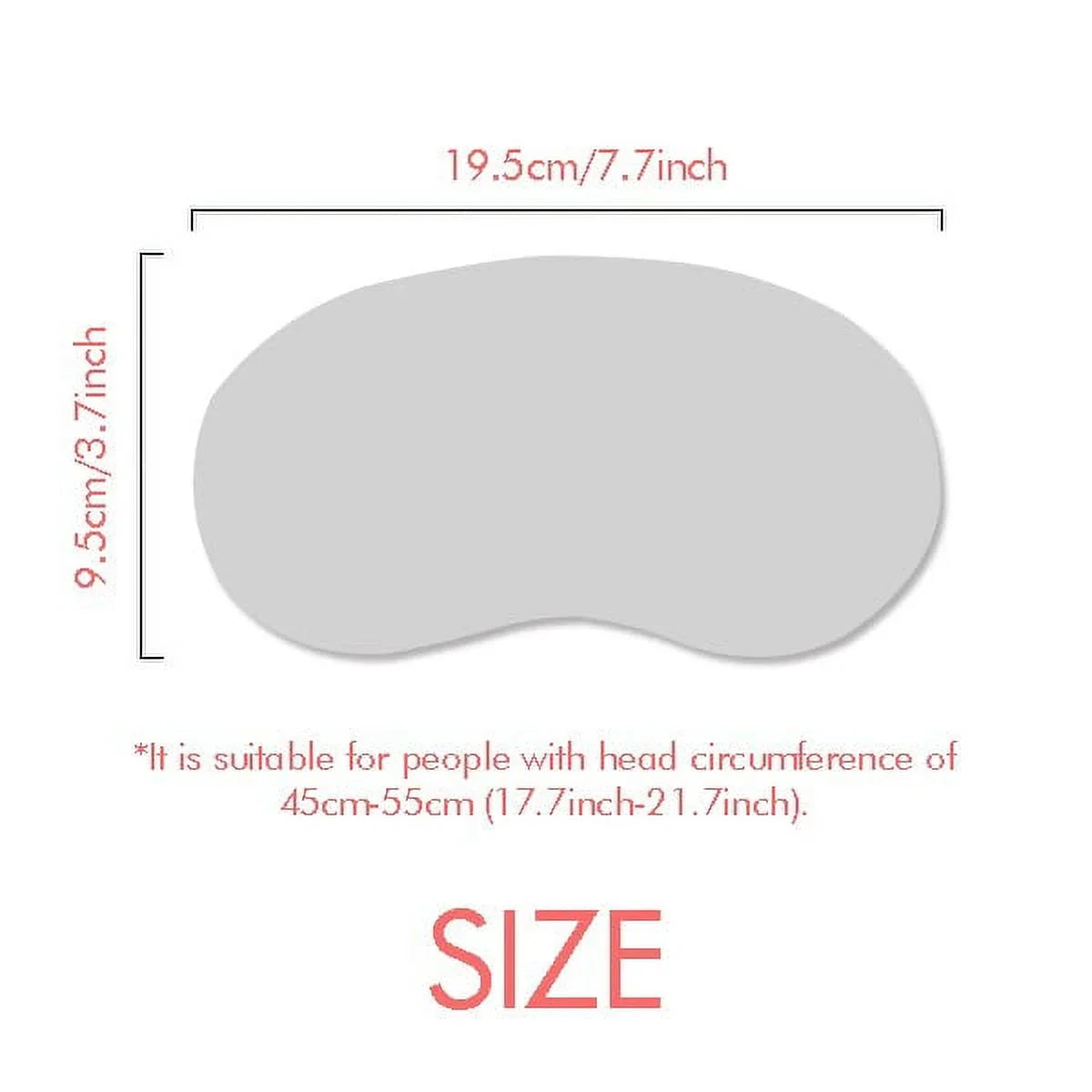 Red Mexico Totems Ancient Civilization Drawing Sleep Eye Shield Soft Night Blindfold Shade wrap