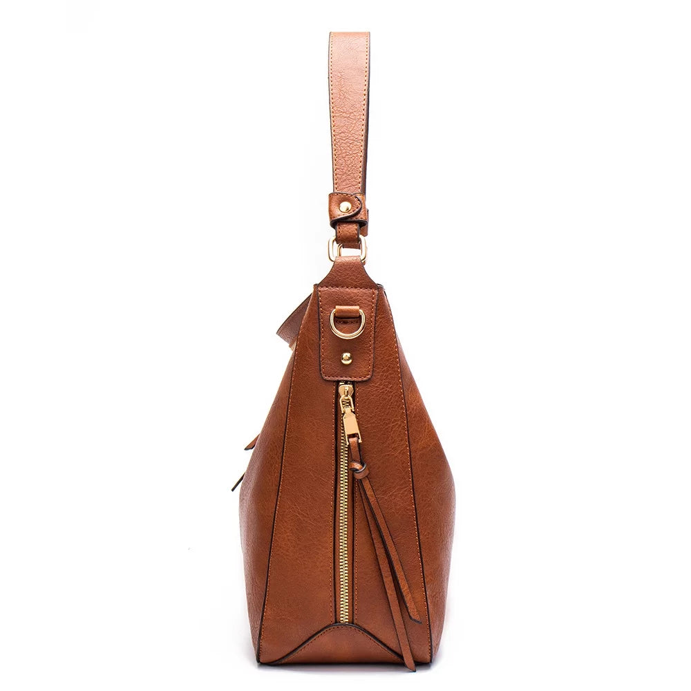 BESTSPR Women Leather Handbag Shoulder Crossbody Bag Tote Satchel Handbag