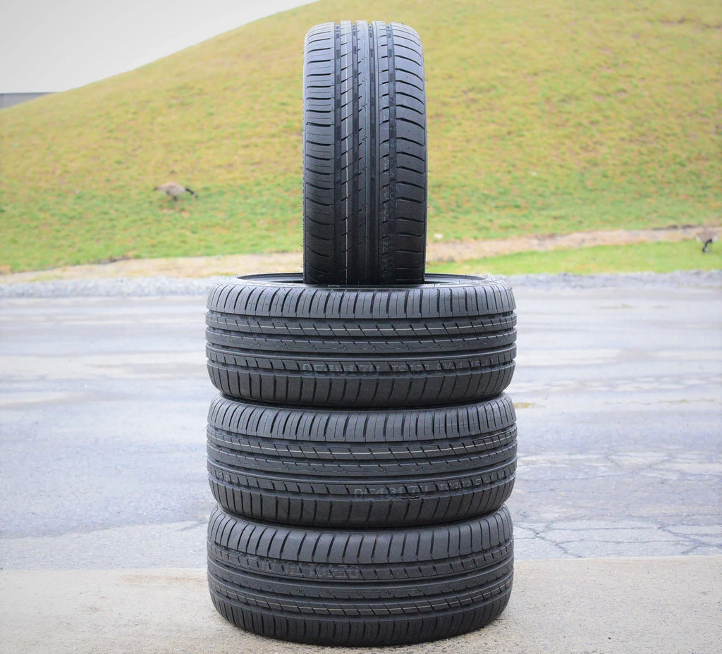 Set of 4 (FOUR) Cosmo MuchoMacho 225/50R17 ZR 98W All Season High Performance Tires Fits: 2012-15 Chevrolet Cruze LT, 2012-18  Focus Electric
