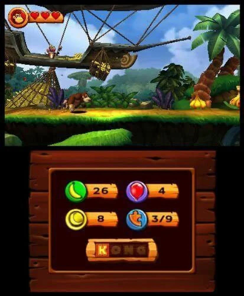 Donkey Kong Country Returns 3D - Nintendo 3DS [UAE World Edition] NEW