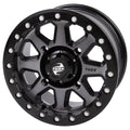 4/156 Tusk Uinta Beadlock Wheel 14x7 5.0 + 2.0 Gunmetal/Black For YAMAHA Wolverine RMAX 2 1000 R-Spec 2022