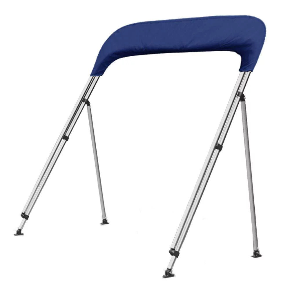 New Bimini Top craft wrap 4 Bow 46" H 73" - 78" W 8 Foot Navy Blue
