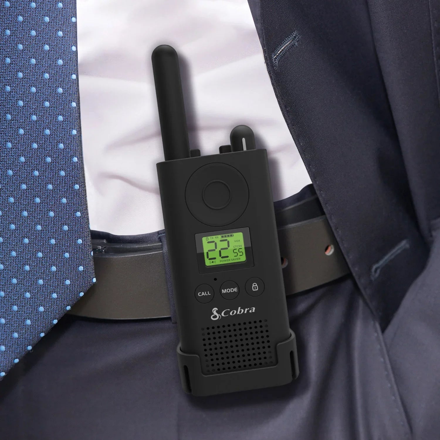 Cobra® MicroTALK CBA-PX880 Two-Way Radios, Black, Pack Of 2 Radios