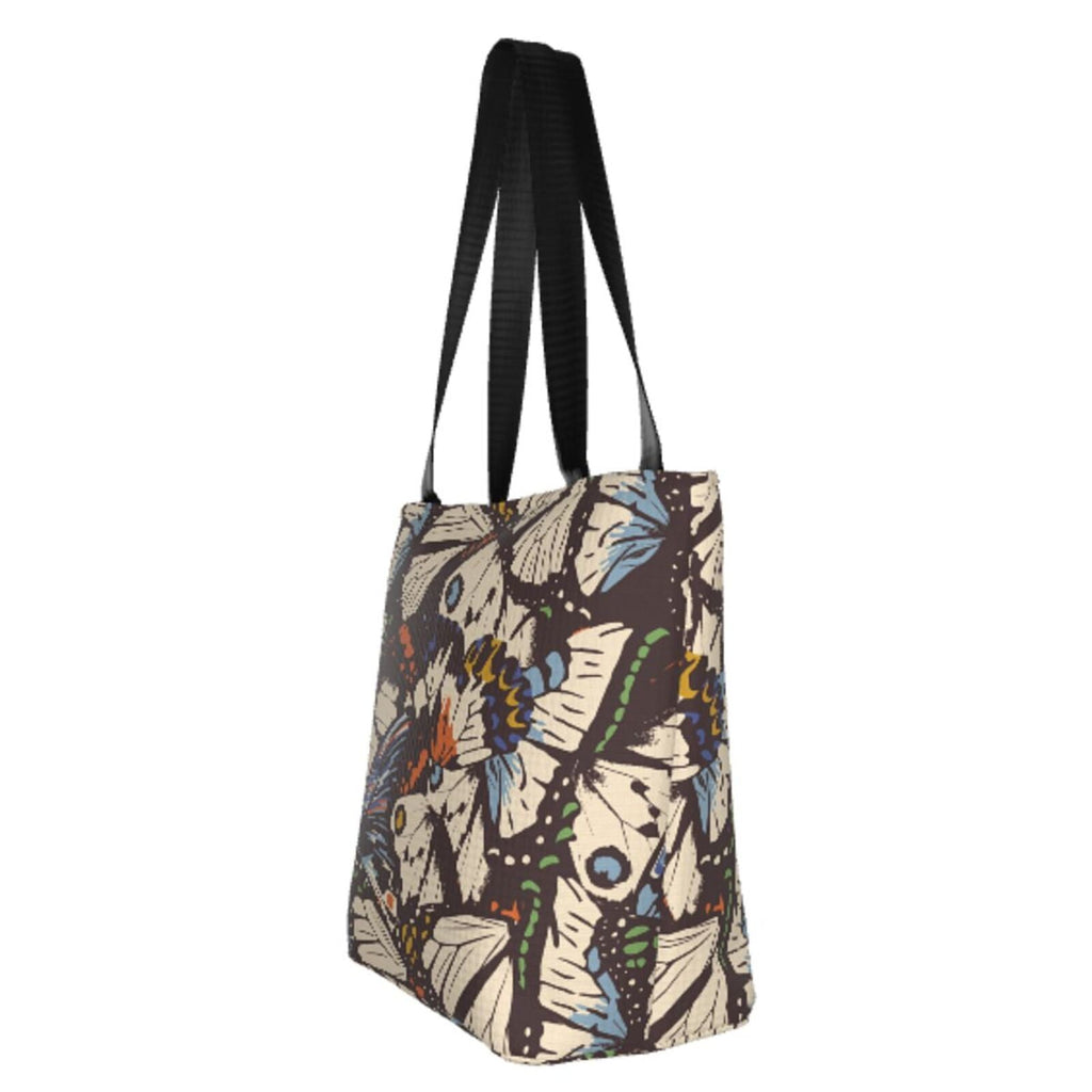 Lukts Vector Butterflies Tote Bag,Shoulder Bag Women'S Hobos Handbags Large Capacity Shopping Bag