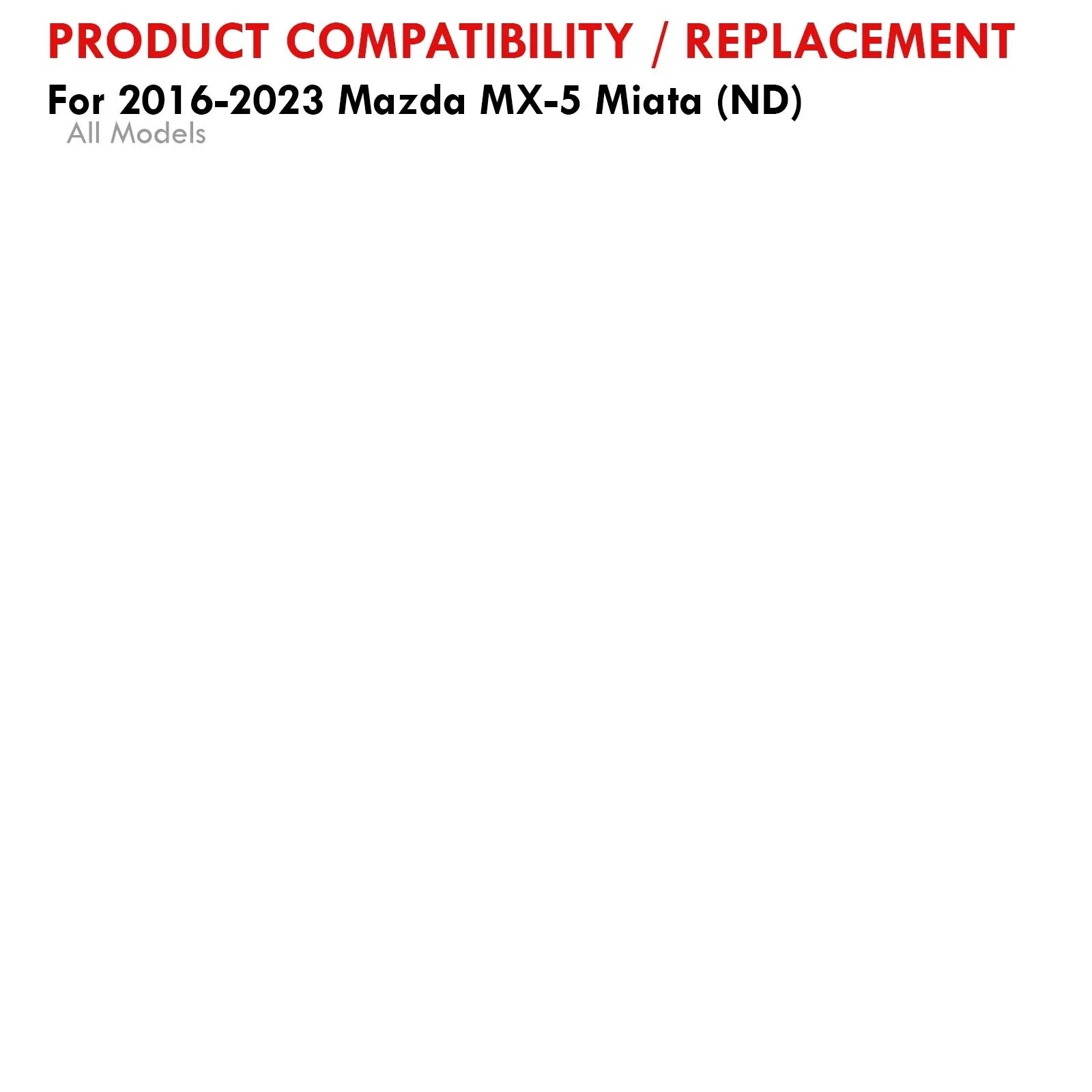 AJP Distributors Rear Upper Suspension Adjustable Camber Kit Control Arms UCA Set Red matching/Replacement For Mazda Miata MX-5 ND MX5 2016 2017 2018 2019 2020 2021 2022 2023 16 17 18 19 20 21 22 23