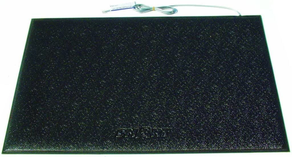 Smart Caregiver Wander Prevention Alarm Monitor With Two Recordable Voice Prompts and Pressure Sensing Floor Mat (Floor Mat - 24"x46")