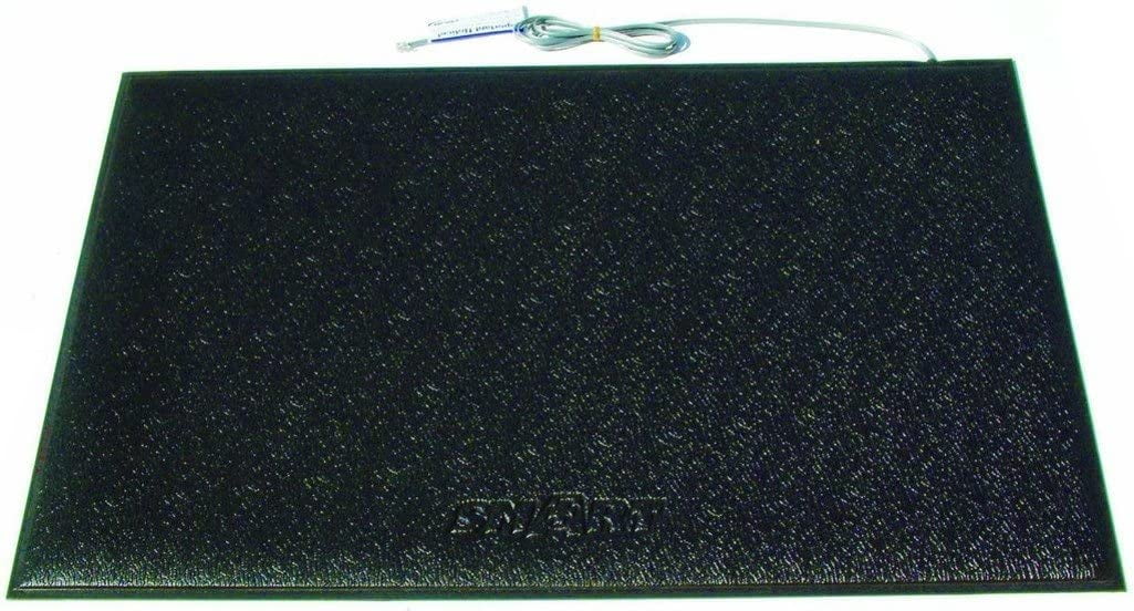 Smart Caregiver Wander Prevention Alarm Monitor With Two Recordable Voice Prompts and Pressure Sensing Floor Mat (Floor Mat - 24"x46")