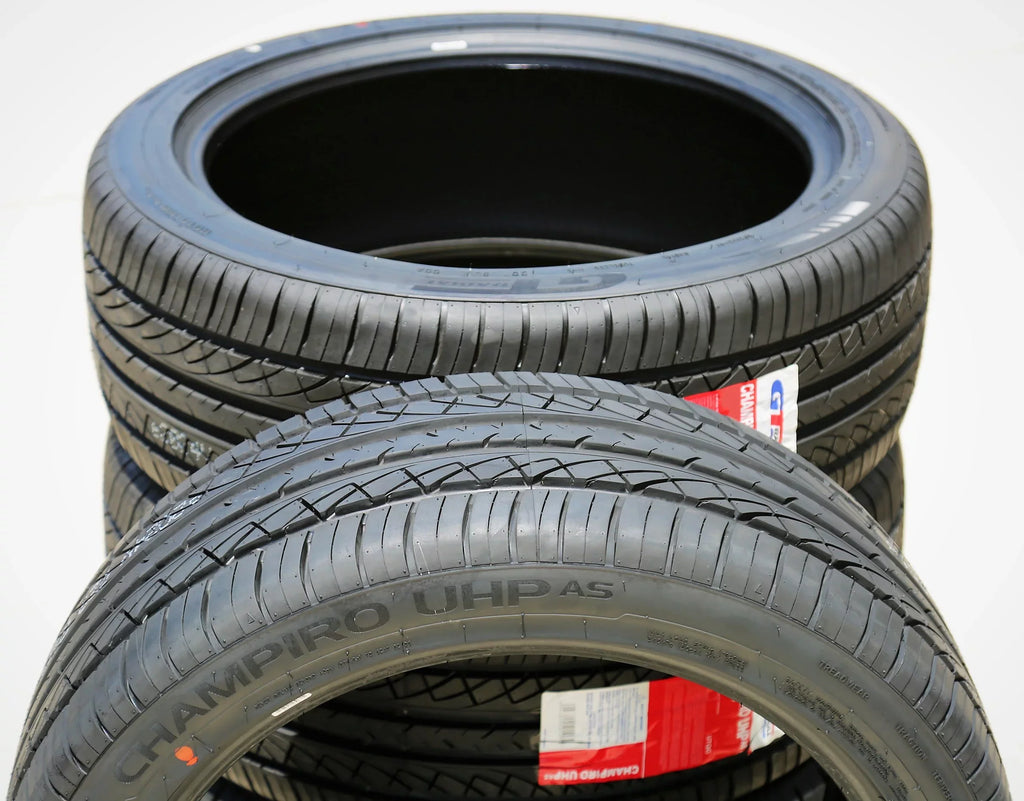 Set of 4 (FOUR) GT Radial Champiro UHP A/S 255/40R19 ZR 100Y XL AS High Performance Tires Fits: 2014  Mustang GT, 2015-23  Mustang EcoBoost Premium