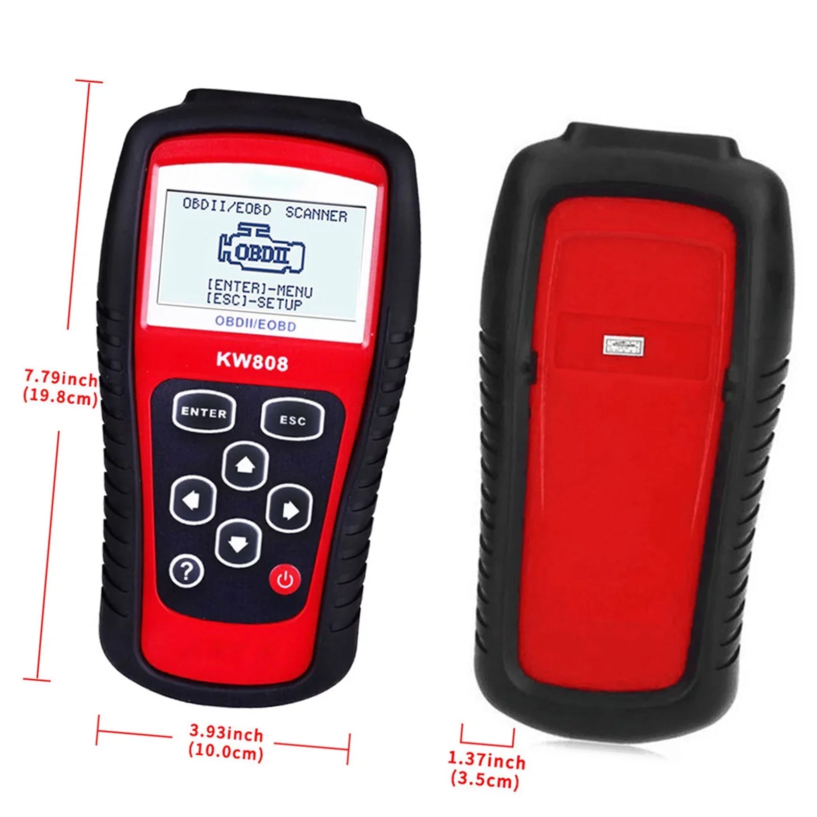 OBDII/EOBD Moobody Car Code Reader and Auto Scanner KW808, Detection Scanner for Automotive