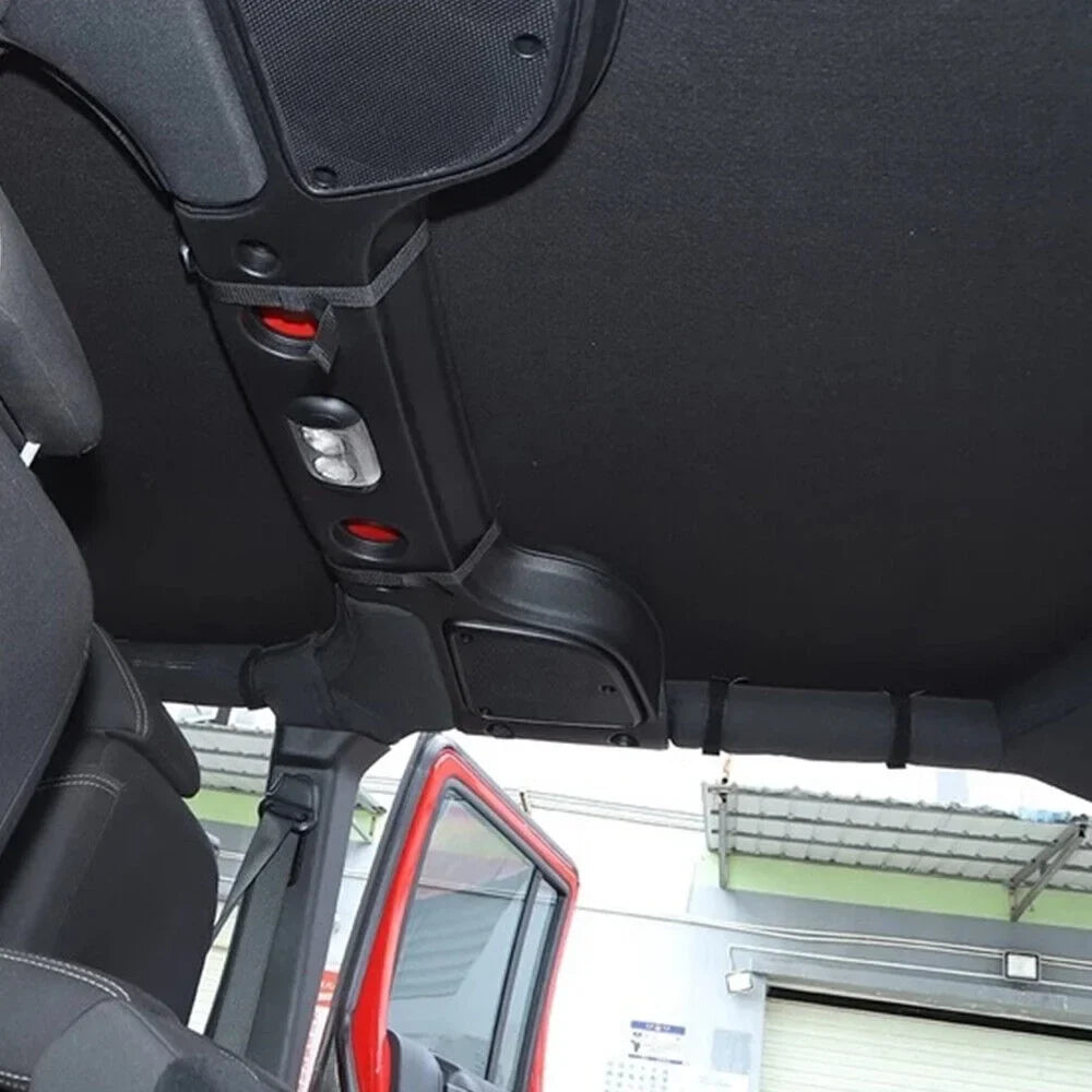 Enjoy Comfort and Sun Protection with Leather Top Sunshade for Jeep Wrangler JK JKU 07-18 - Easy Installation