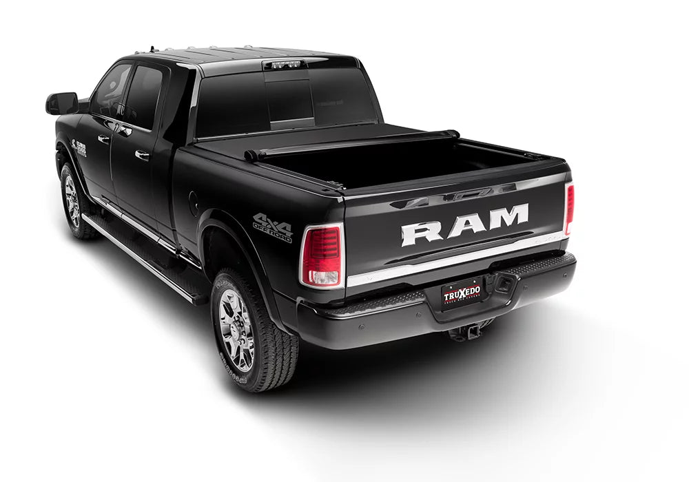 TruXedo Pro X15 Soft Roll Up Truck Bed Tonneau shield | 1447901 | appropriate with 2012 - 2018, 2019 - 2020 Classic Dodge Ram 1500, 2012-21 2500/3500 w/RamBox 6' 4" Bed (76.3")